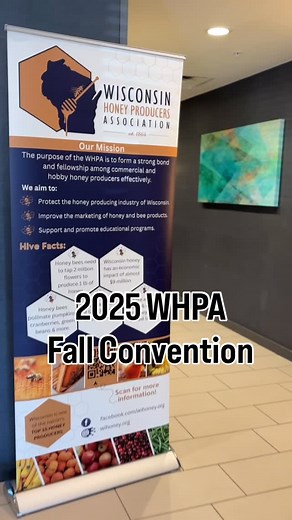 What a great weekend! Huge thanks to our keynote speaker Bob Binnie, all of our vendors and speakers, all the WHPA members and directors who made the weekend possible, and of course, all of our attendees! Events like these would not be possible without Wisconsin beekeepers and honey producers gathering together and forming a strong community of education and support. We can't wait to see you all next year at Chula Vista! For more information visit WIHONEY.ORG #wisconsinhoneyproducersassociation 