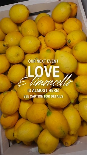 𝐃𝐨𝐥𝐜𝐞 🌱 𝐋𝐢𝐛𝐞𝐫𝐭𝐚 | 𝑰𝒕𝒂𝒍𝒊𝒂𝒏 𝑪𝒖𝒊𝒔𝒊𝒏𝒆 🍝 | Mark your calendars—𝑳𝒐𝒗𝒆 & 𝑳𝒊𝒎𝒐𝒏𝒄𝒆𝒍𝒍𝒐, our next limoncello making night, is right around the corner! ✨🍋🥂 ••• Includes an Italian style... | Instagram