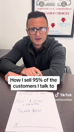 How I Sell 95% of Customers - Car Sales Techniques Revealed!