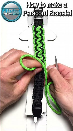 Paracord Bracelet Cobra Modified Solomon Knot Tutorial