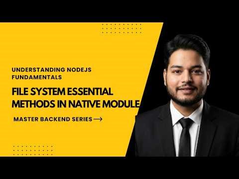 Node.js FS Module Other Methods | Beyond readFile & writeFile (Must Know APIs)
