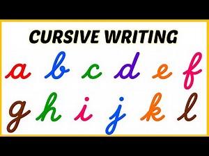 Cursive writing | Cursive letters A-z | English cursive writing | English alphabets A-Z | #cursive