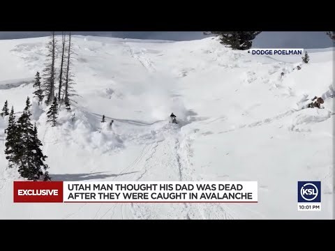 'Thought he was dead'; Father, son recall Midway avalanche that nearly killed them both