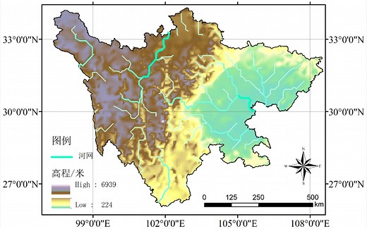 DEM数据提取河流水系
