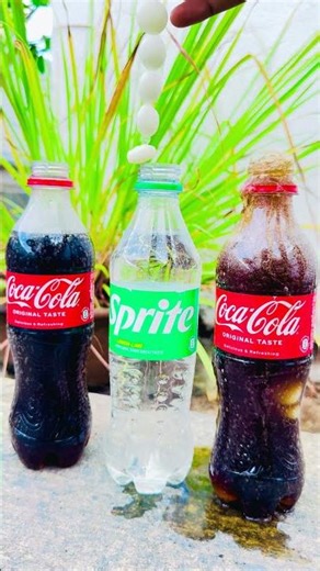 Mentos vs Coke & Sprite 🔥 | Why Didn’t This Coke Explode? 🤯