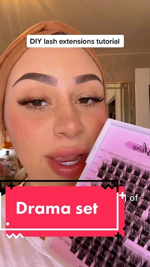 DIY Eyelash Extensions Tutorial for Dramatic Lash Clusters