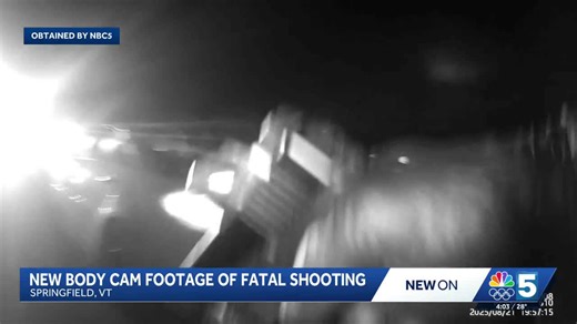 Vermont State Police release body cam footage of fatal shooting in Springfield
