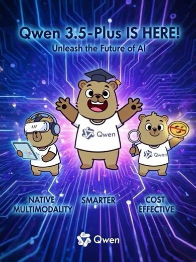 Introducing Qwen 3.5-Plus, officially available today.