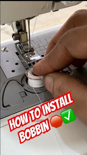 How to correctly install a top-load bobbin✅#sewingmachine #singersewingmachine #ytshorts #sewingtips