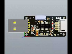 USB to TTL PCB+ schematic diagram
