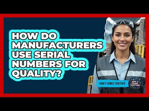 How Do Manufacturers Use Serial Numbers For Quality?