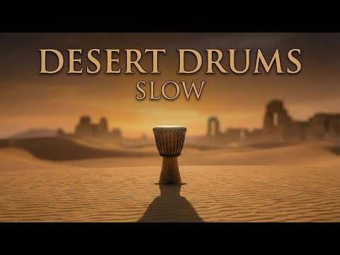 Desert Drums Ambient — Slow Tribal Rhythm for Focus & Meditation | 1 Hour