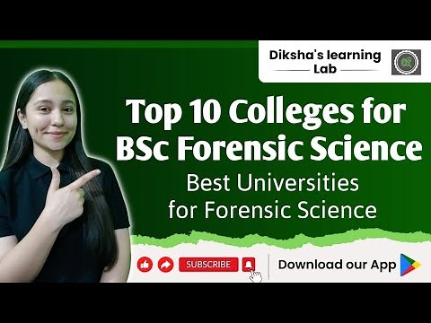 Top 10 Colleges for BSc Forensic Science 2022-2023 || Forensic Science Course Admission