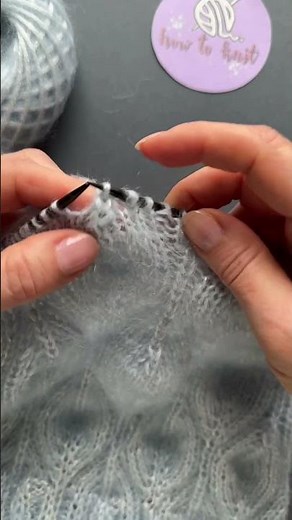 Perfect Centered Double Decrease | Knitting Trick ✨