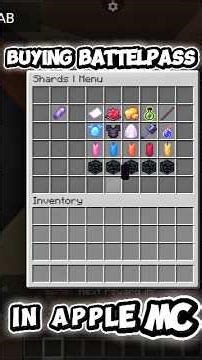 Buying Monthly Battlepass In Applemc 😊😁 #minecraft #applemc #minecraftshorts