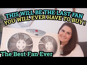 🌡THE BEST FAN OUT THERE/BIONAIRE TWIN WINDOW FAN REVIEW/THE BEST WINDOW FAN 2025BUILT IN THERMOSTAT