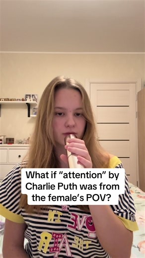 “Attention” by Charlie puth from the female POV #singing #cover #lyrics #attention #charlieputh