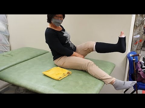 Making an ankle night splint using Turtlebrace.