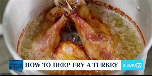 How to deep fry a turkey