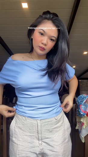 Stylish Light Blue Bakuna Top for Your Wardrobe