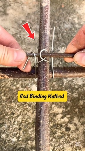Rod Binding Method | How to do rod Binding | Manually Rod Binding work process #rod #bindings #work
