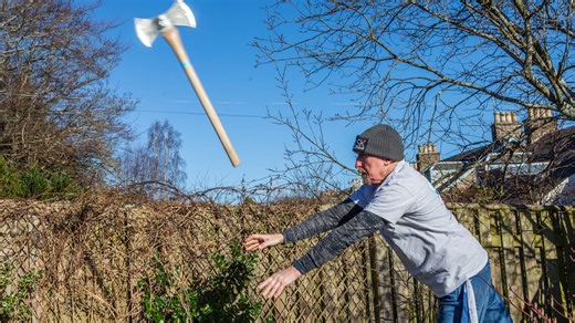 Axe thrower, 70, to compete in world champs after teaching himself the sport