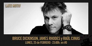 Esta noche, Bruce Dickinson en la tele