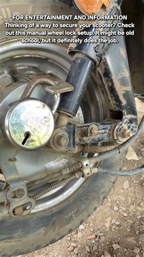 Smart DIY Wheel Lock for Scooter Security