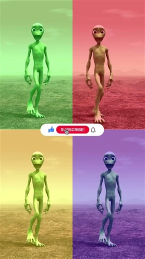 Alien Dance Dame tu Cosita vs Funny Alien Dance vs Selena Gomez & Rema Baby Calm Down #alinedance