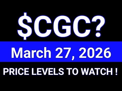 CGC Stock (Canopy Growth Corporation) CGC Stock Technical Analysis | March 27, 2026