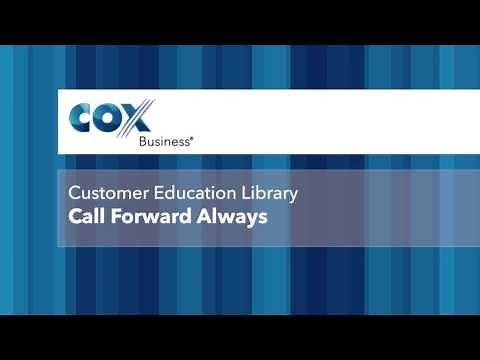 Cox Business - Call Forward Always