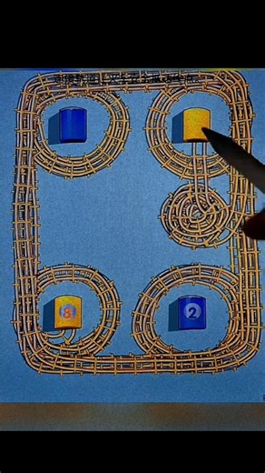 Connect the Tracks & Save the Train! 🚂#shortfeeds #shortvideo