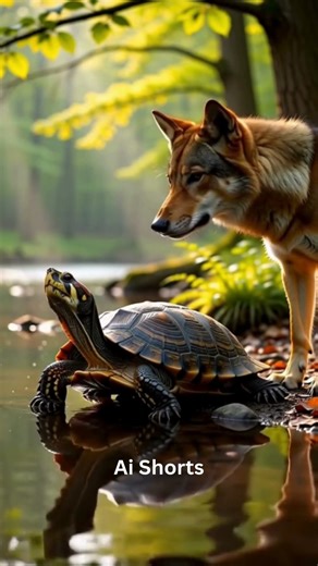 🐺🐢 “Wolf Turtle Hybrid – The Forest Shell Guardian #hybridanimals
