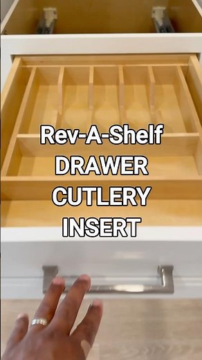 Rev-A-Shelf Drawer Cutlery Insert | Kitchen Organization & Finish Carpentry #kitchen #diy #cabinet