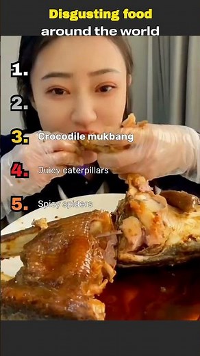 Top 5 Most Disgusting Foods Around The World 🤢