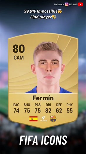 99.9 Impossible🤯 Find player🤣 #bastoni #eafc26 #impossible #barcelona