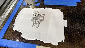 A Little Pigment Helps With Laser Glass Engraving