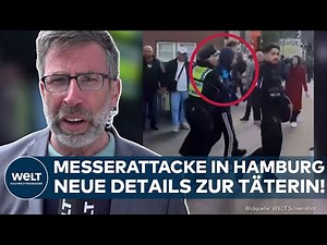HAMBURG: Neue Details zur Täterin! Frau attackiert Fahrgäste mit Messer! Großeinsatz am Hauptbahnhof
