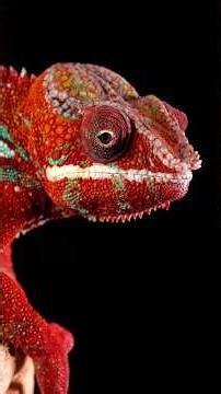 How do chameleons change colour?