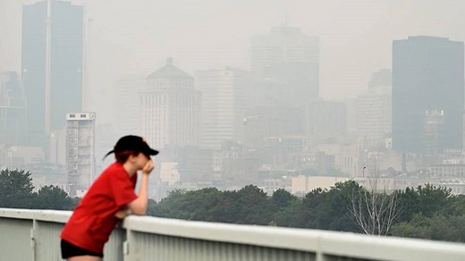 Quebec wildfires: Impact of smog warnings, poor air quality on health