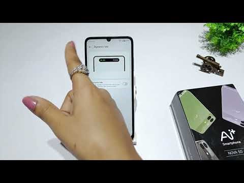 How to use dynamic bar in Ai plus nova 5g | Ai plus nova 5g me dynamic isle kaise on kare