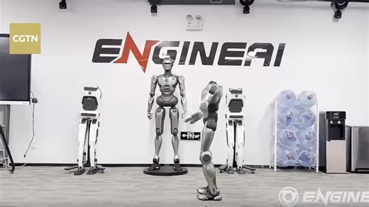 The PM01 humanoid #robot, developed by Shenzhen Zhongqing Robot Technology Company, has successfully executed a flawless front flip. With precise flipping angles and a smooth yet powerful landing, this achievement highlights cutting-edge advancements in robotics. #ChinaBuzz #ChinaTech #ChinaVibes | CGTN