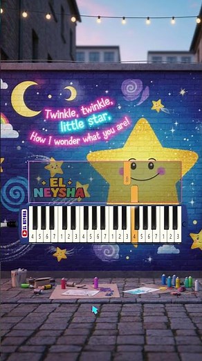 Twinkle Twinkle Little Star | ⭐🎹 Learn Melodica with Number Notes
