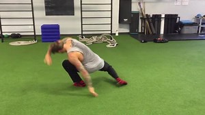 ALTERNATING SCORPION SWEEP The most common lower body mobility issues that I come across are lack of hip rotation and ankle dorsiflexion (toes towards the knee). Restrictions in the hips and ankles can seriously effect squat mechanics but even more importantly, the way that you move around your world. The alternating Scorpion Sweep is an incredible way to gain useable range of motion through rotary movement. *It's important to pivot on the ball of the base foot during the rotation while keeping 