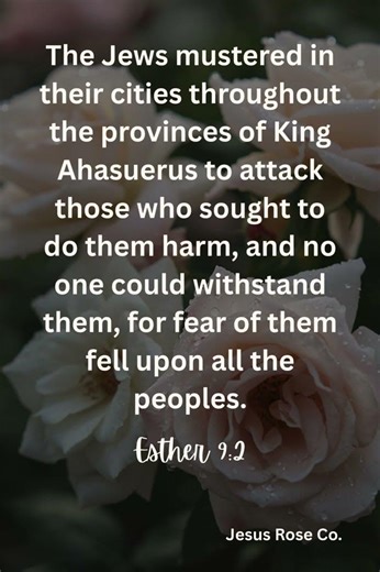 Catholic Bible Study | Esther 9:2 | Jesus Rose Co. ✝️