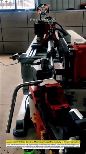 Automatic CNC Pipe Bending Machines Impact Productivity in Metal Fabrication #machines