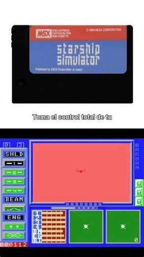 ¡MSX en 1984! ¿Listo para pilotar tu nave espacial? 🚀