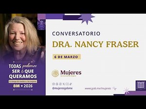 🟣 #Live | Conversation with Dr. Nancy Fraser, philosopher and leading figure in feminist thought.