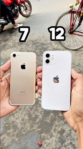 iPhone 7 Vs iPhone 12 Camera Zoom Test! #shorts #iphone