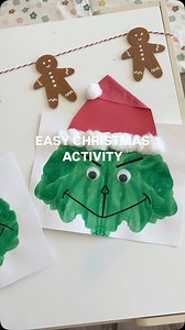 Grinch paint splat! Such a fun and easy art activity for little ones to do! 🎄✨ #christmascrafts #toddleractivities #kidscrafts #christmasactivities | Cynthia Gutierrez